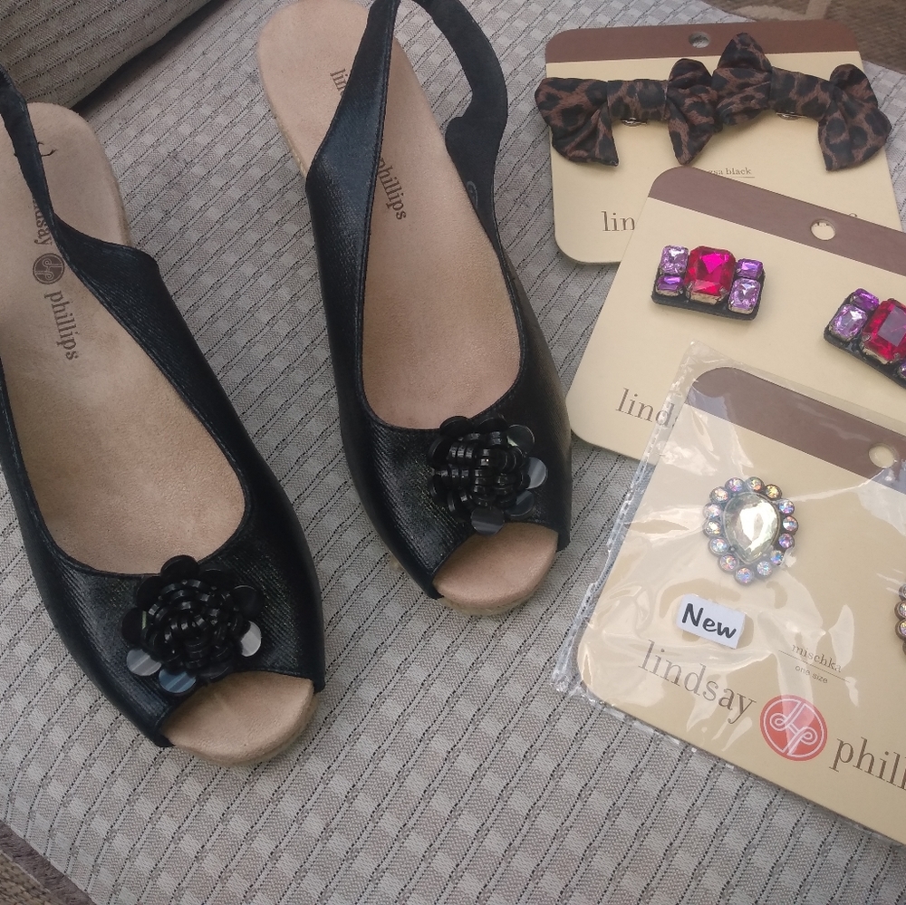 Size 7.5 Lindsay Phillips Interchangeable Wedges